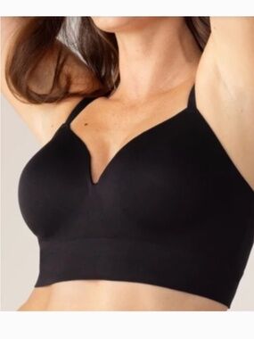 Shapermint Truekind® Supportive Comfort Wireless Shaping Bra Sz XL Black